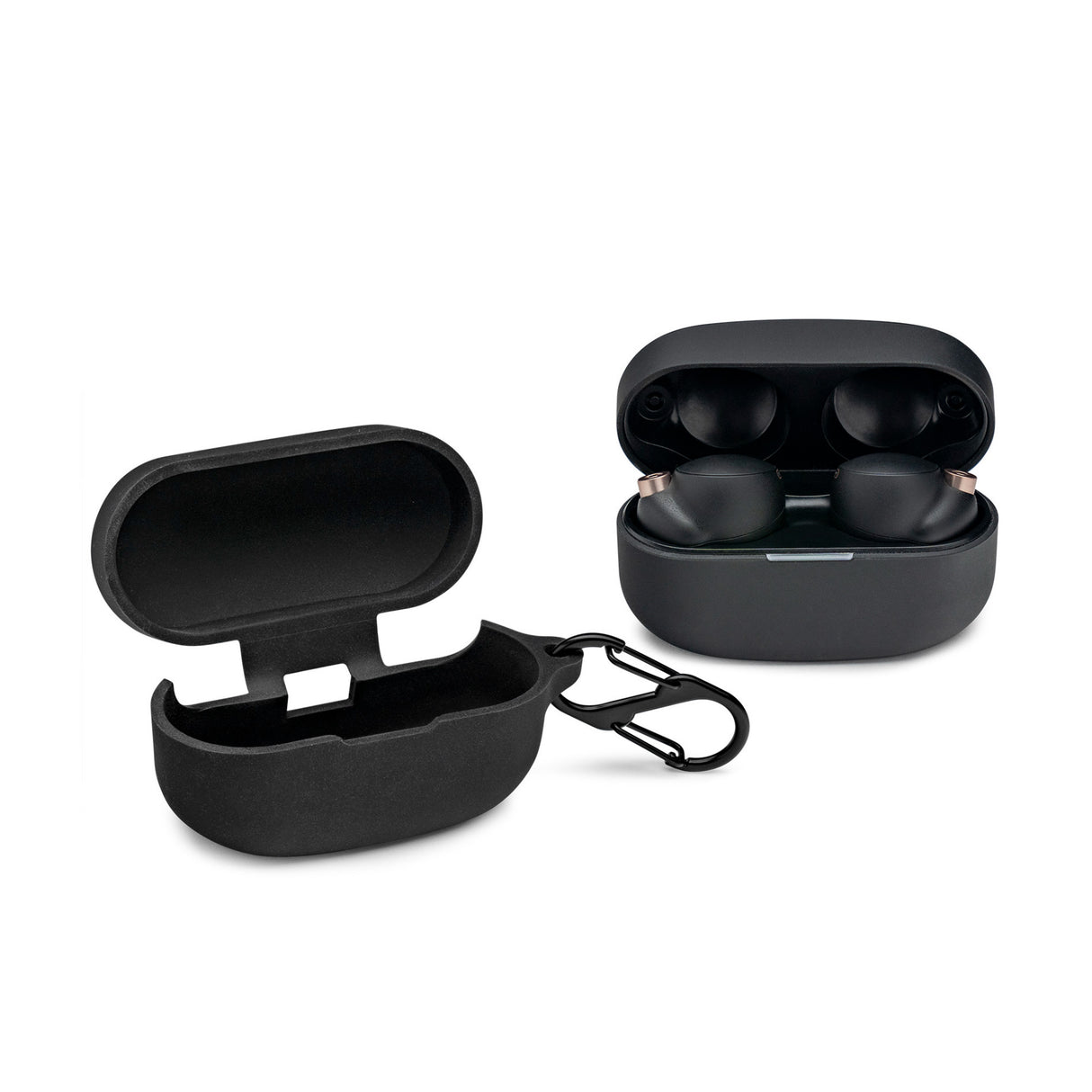 Sony Rechargeable Charging Case for WF-1000XM5 (Black) Bundle with Silicone Case