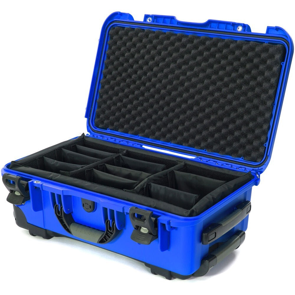 Nanuk 935 Waterproof Wheeled Hard Case with Padded Dividers (Blue)
