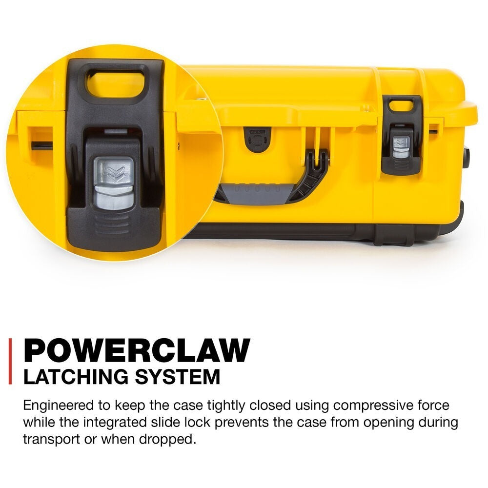 Nanuk 935 Waterproof Wheeled Hard Case with Padded Dividers (Yellow)