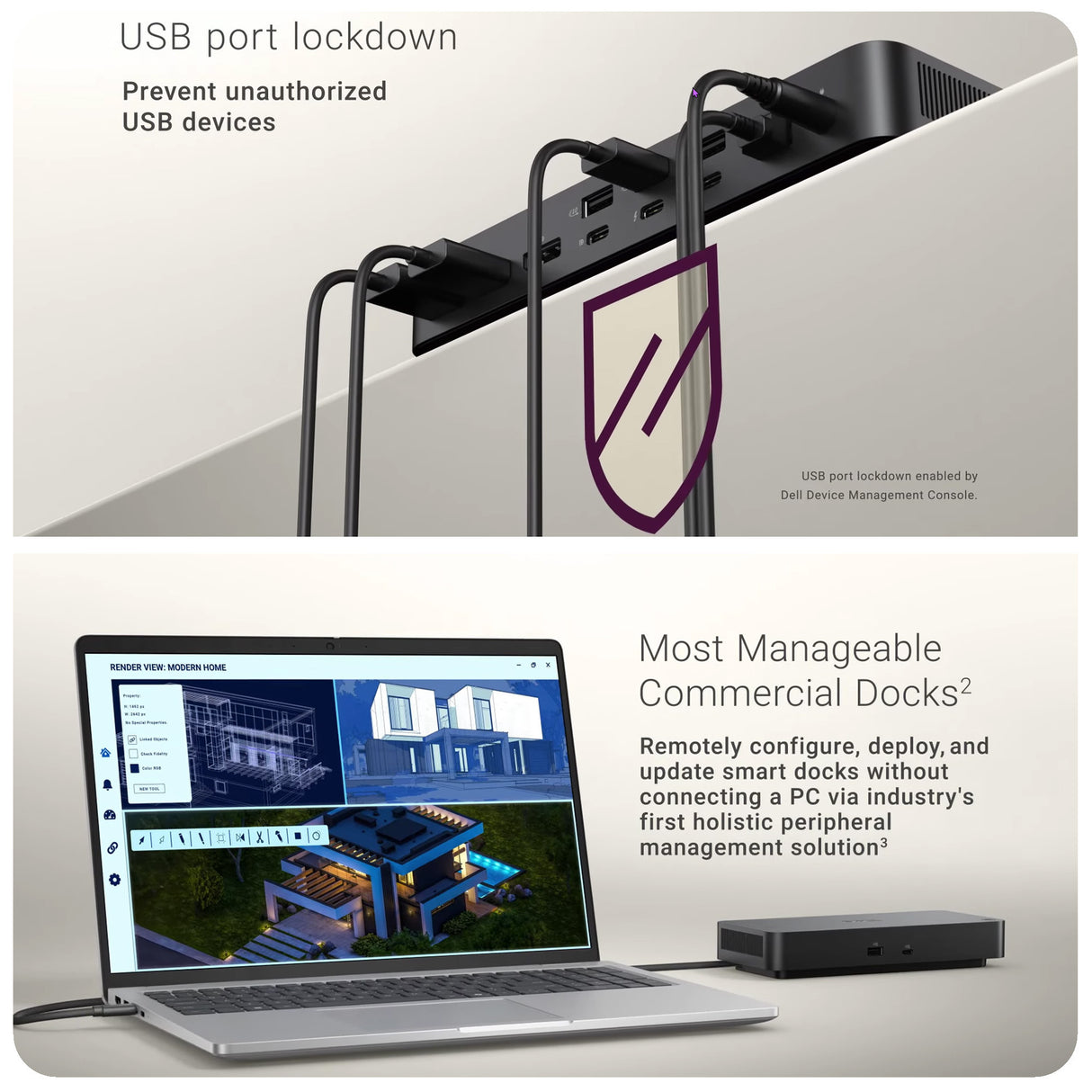 Dell Pro Thunderbolt 4 Smart Dock (SD25TB4) with Cables, Ties & 128GB USB Drive