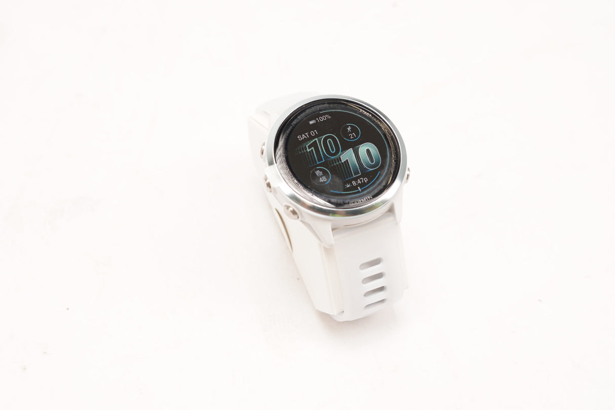 Garmin Forerunner 570 GPS Smartwatch (42mm, Cloud Blue/Whitestone) (Used)