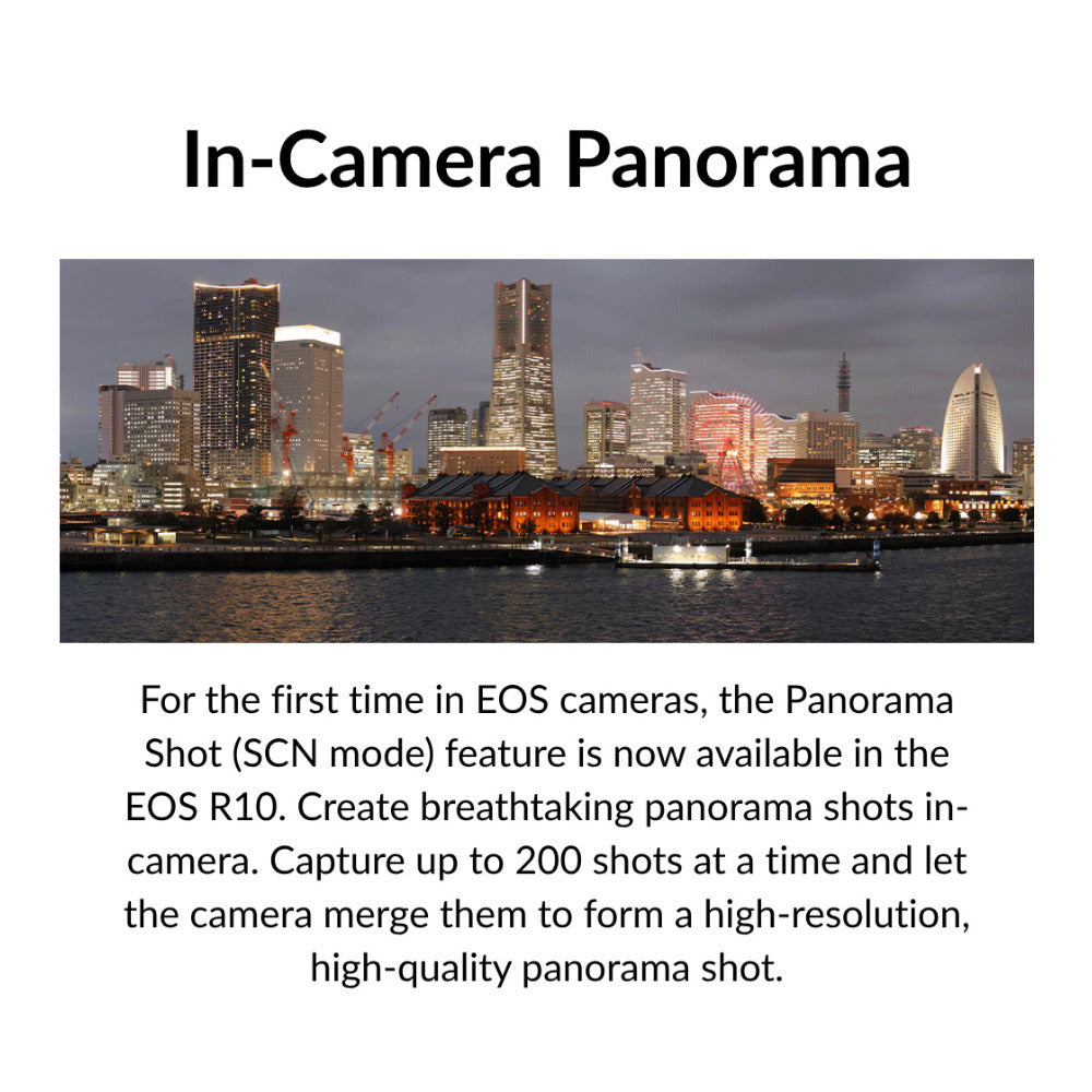 Canon EOS R10 Mirrorless Camera with RF-S 18-45mm Lens Kit and Accessories