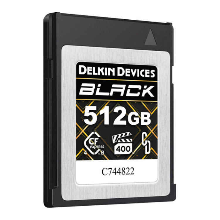 Delkin Devices 512GB BLACK CFexpress Type B 4.0 Memory Card