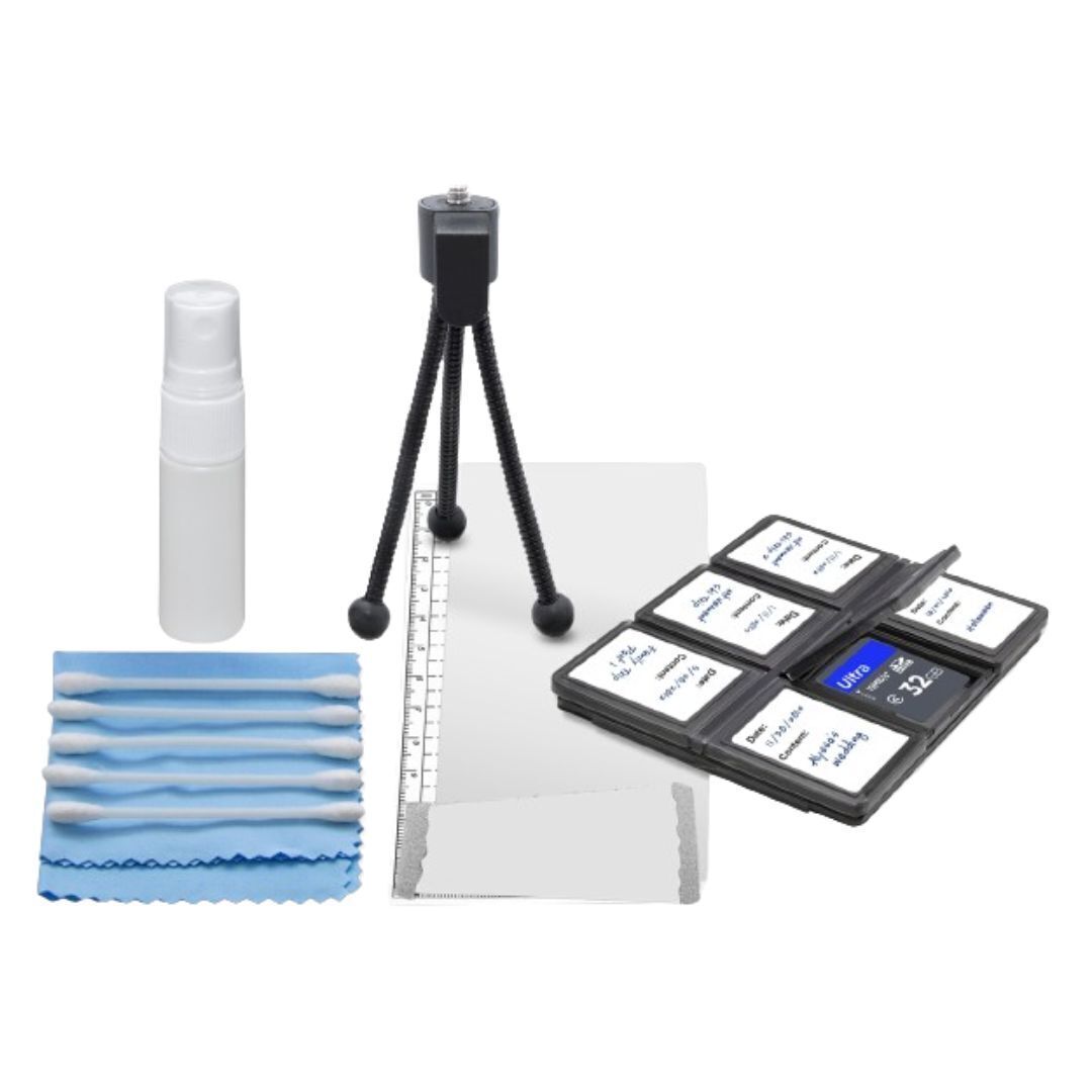 Canon Selphy CP1500 Wireless Photo Printer (White) with Card Reader Bundle