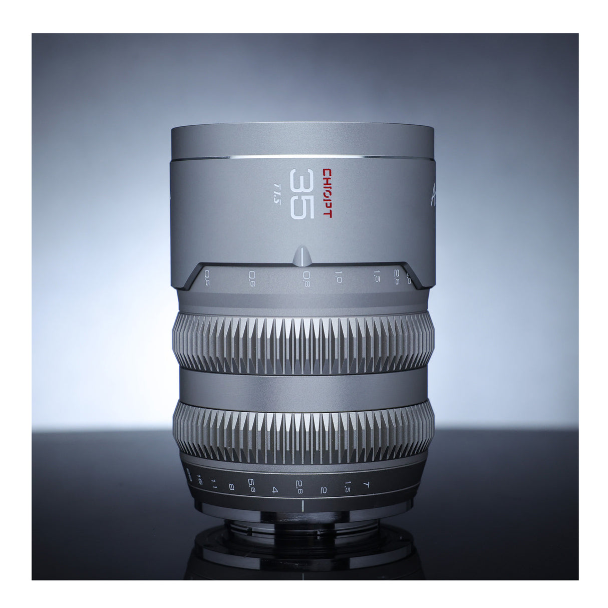 CHIOPT AURA 35mm T1.5 Cinema Lens (Sony E) Full-Frame with Superfast Aperture and Low Distortion