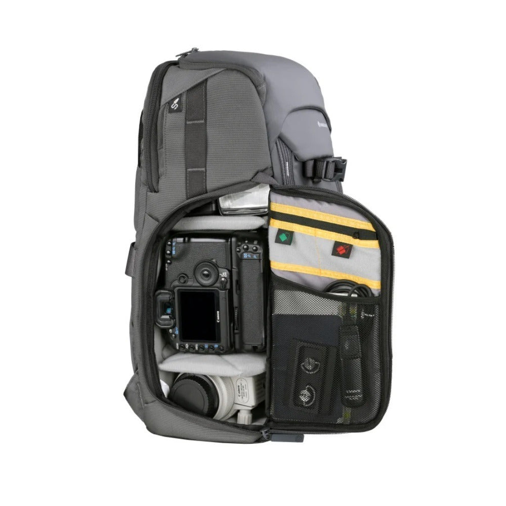 Vanguard VEO ADAPTOR S46 BK Camera Backpack - Weather-Resistant with Rain Cover (Black)