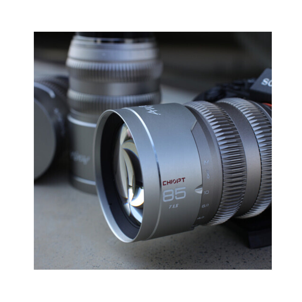 CHIOPT AURA Full-Frame Cinema 5-Lens Kit 16/24/35/50/85mm with Case (Sony E)