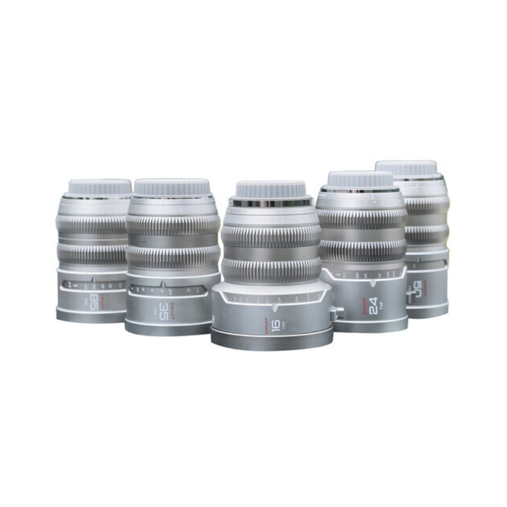 CHIOPT AURA Full-Frame Cinema 5-Lens Kit 16/24/35/50/85mm with Case (Canon RF)