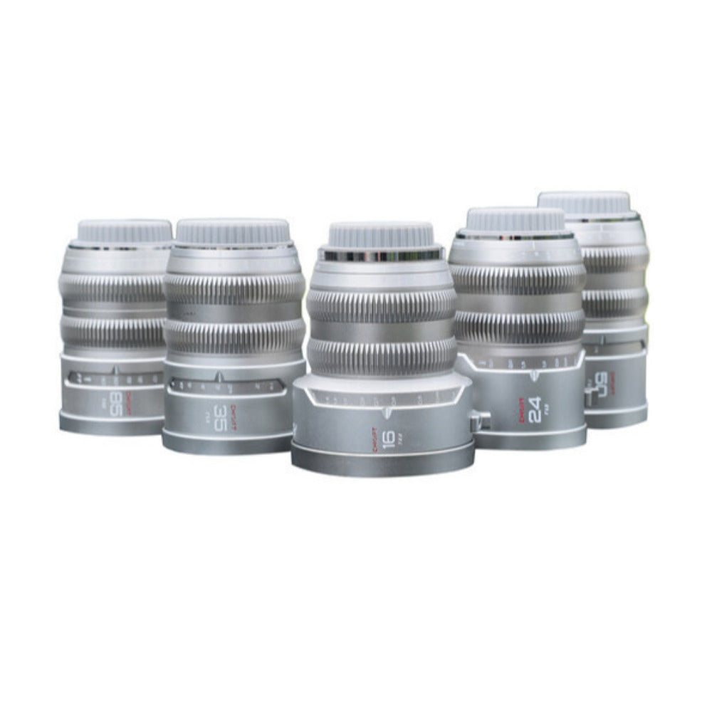 CHIOPT AURA Full-Frame Cinema 5-Lens Kit 16/24/35/50/85mm with Case (Canon RF)
