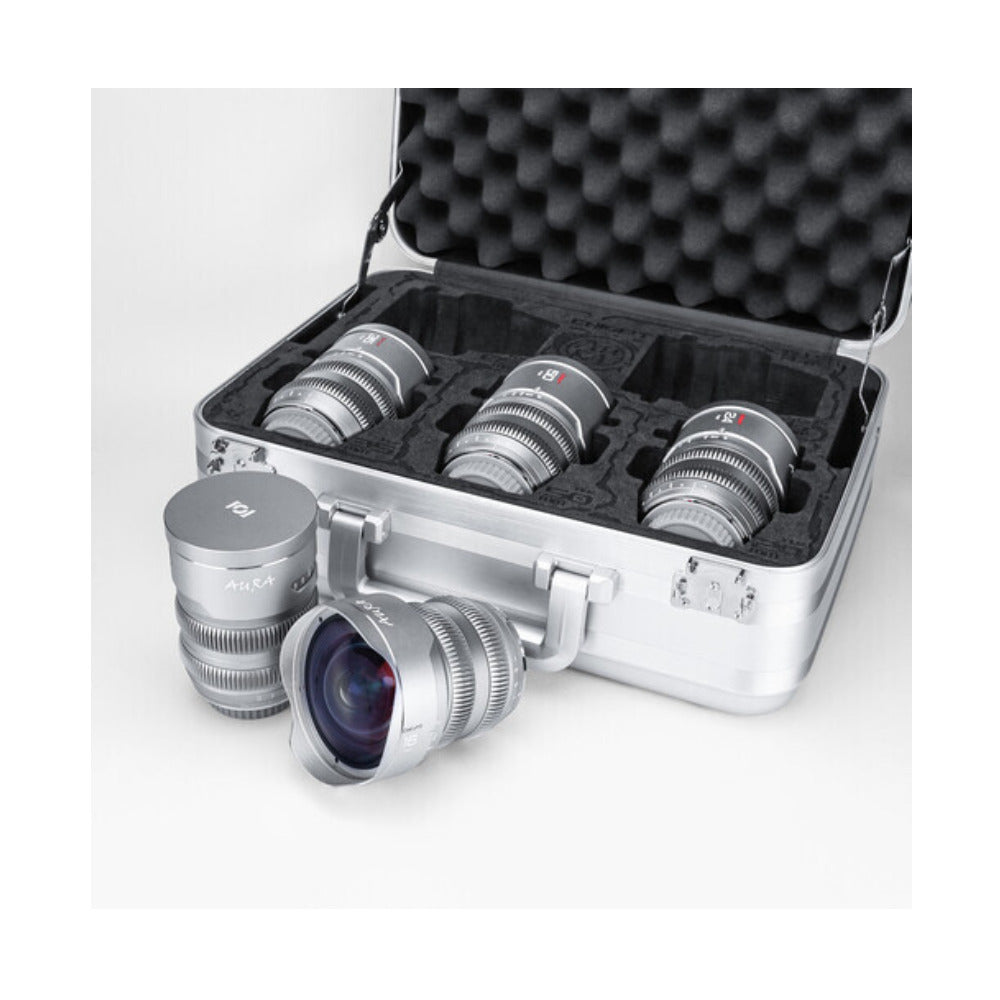 CHIOPT AURA Full-Frame Cinema 5-Lens Kit 16/24/35/50/85mm with Case (Leica L)