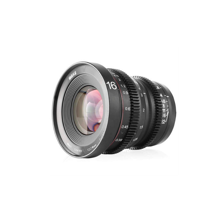 Meike 16mm T2.2 Manual Focus Wide Angle Cinema Lens (MFT Mount)