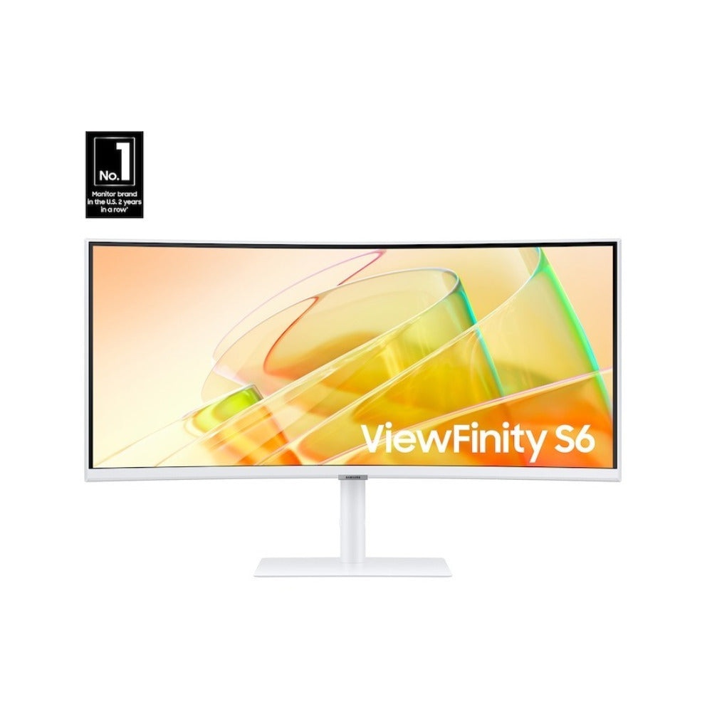 Samsung 34 inch ViewFinity S65TC Curved Ultra-WQHD Monitor with Built-in Speaker