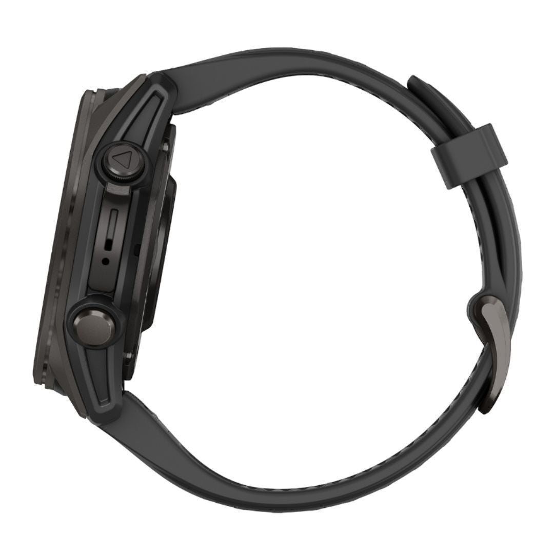 Garmin Fenix 8 AMOLED Sapphire 43mm GPS Smartwatch (Black/Pebble Gray) Bundle