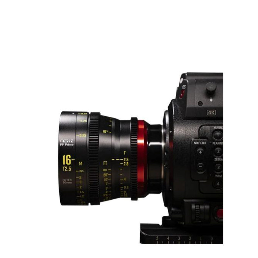 Meike FF Prime Cine 16mm T2.5 Wide-Angle Lens (EF Mount, Feet)