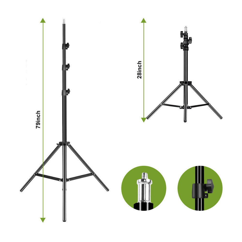 GVM LED Video Soft Light Daylight-Balanced LS-p80s LED 1-Light Kit with Umbrella