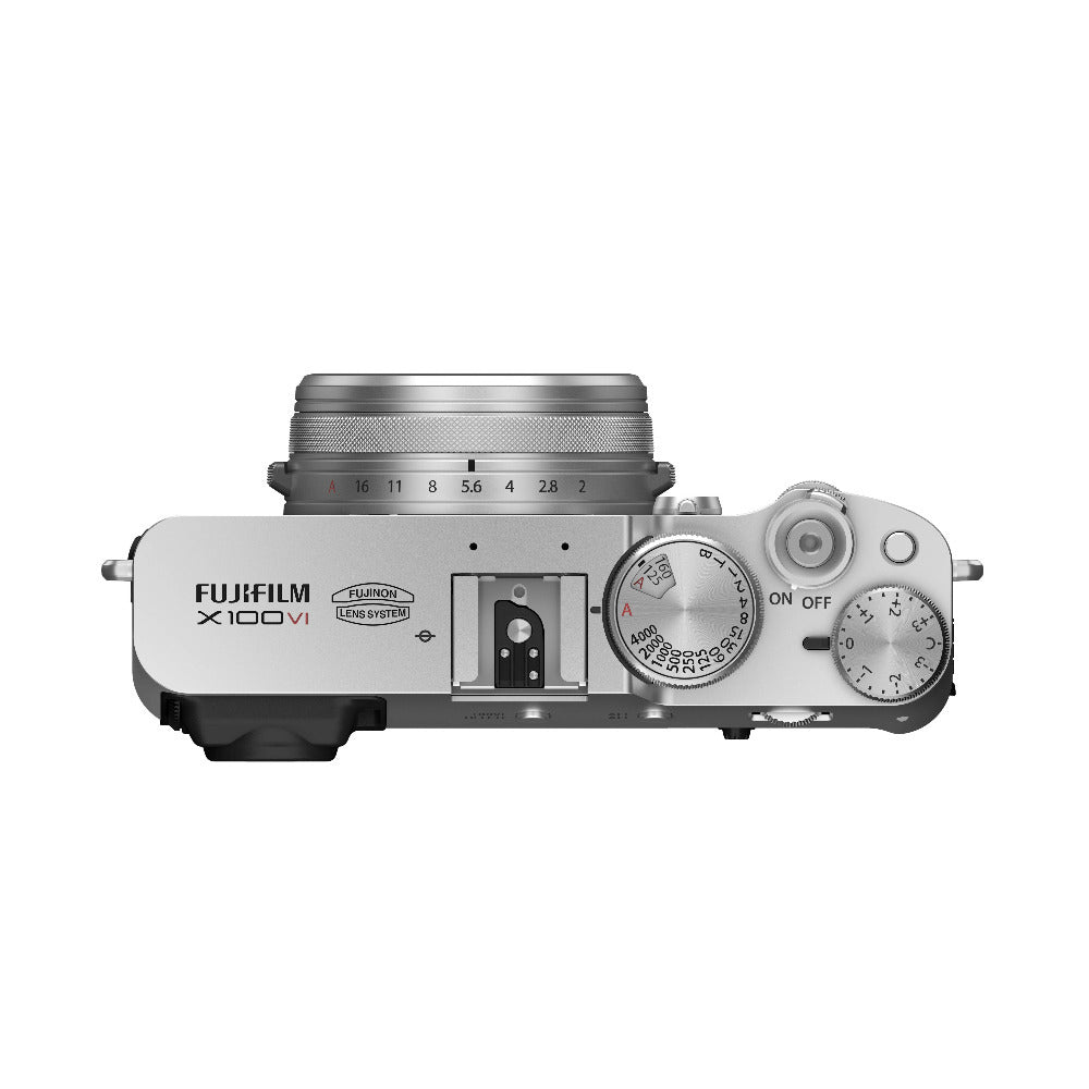 Fujifilm X100VI Mirrorless Digital Camera with 23mm f/2 Fixed Lens (Silver)