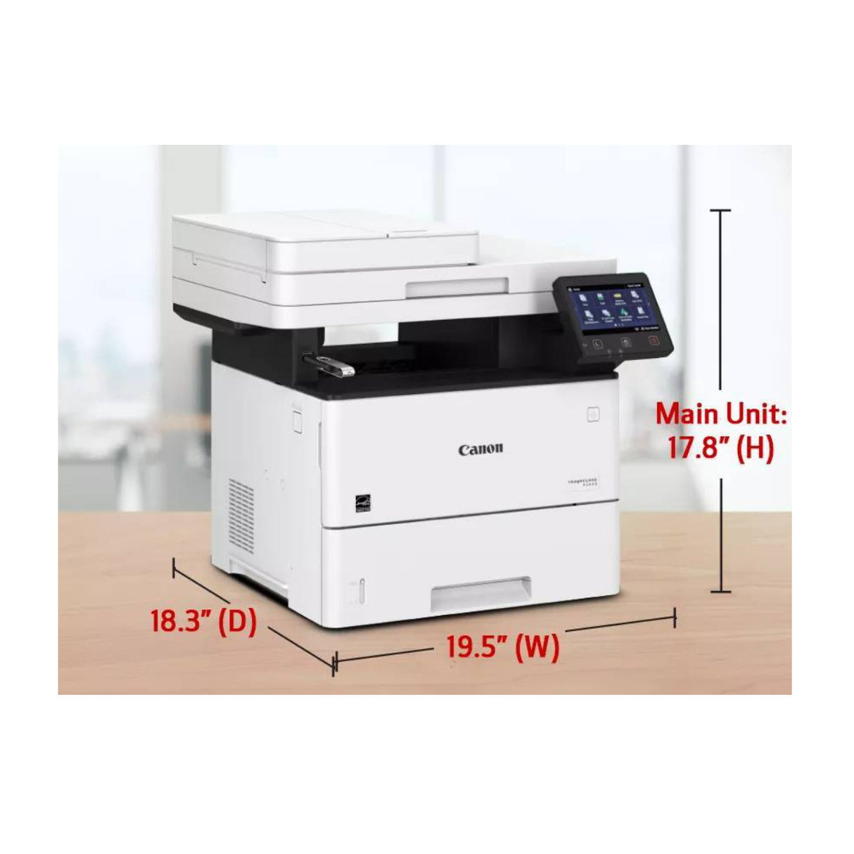 Canon imageCLASS D1620 Duplex Laser Printer (Certified Refurbished)