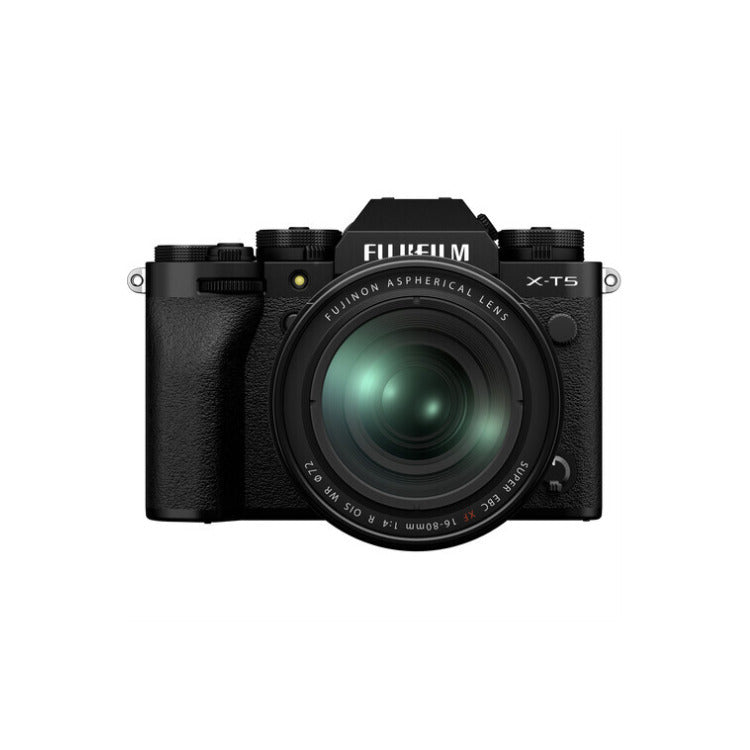 Fujifilm X-T5 40MP APS-C Sensor Mirrorless Camera with 16-80mm f/4 Lens (Black)