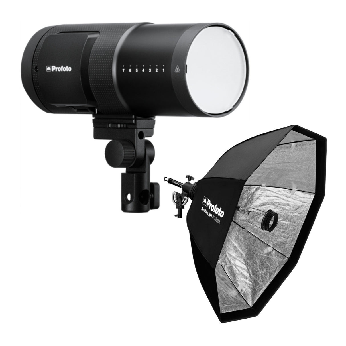 Profoto B30 Monolight Battery-Powered Flash Bundle with Zoom Rod Softbox Kit