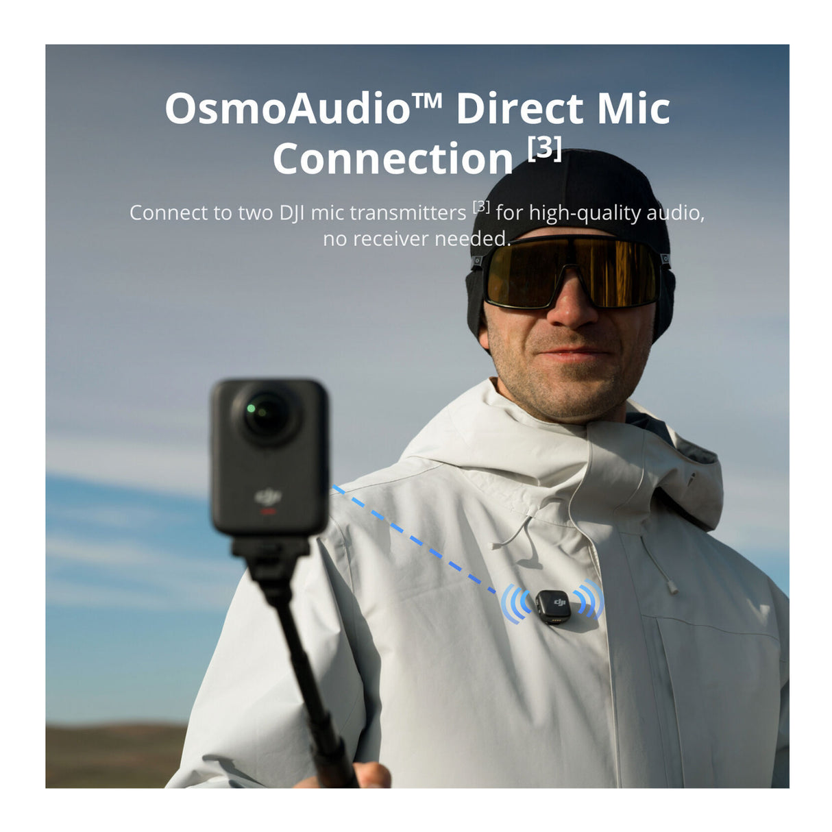 DJI Osmo 360 Action Camera Standard Combo - 8K 360 Video, 120MP Photos