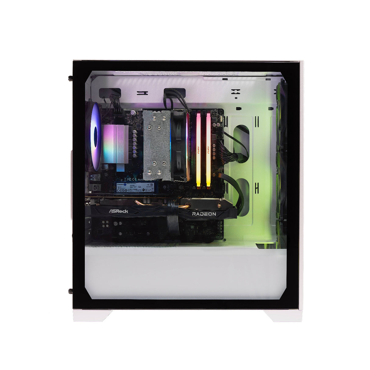 Cooler Master WHITE R5 5600GT/32GB/1TB/ RX6600 8GB Card Gaming Desktop