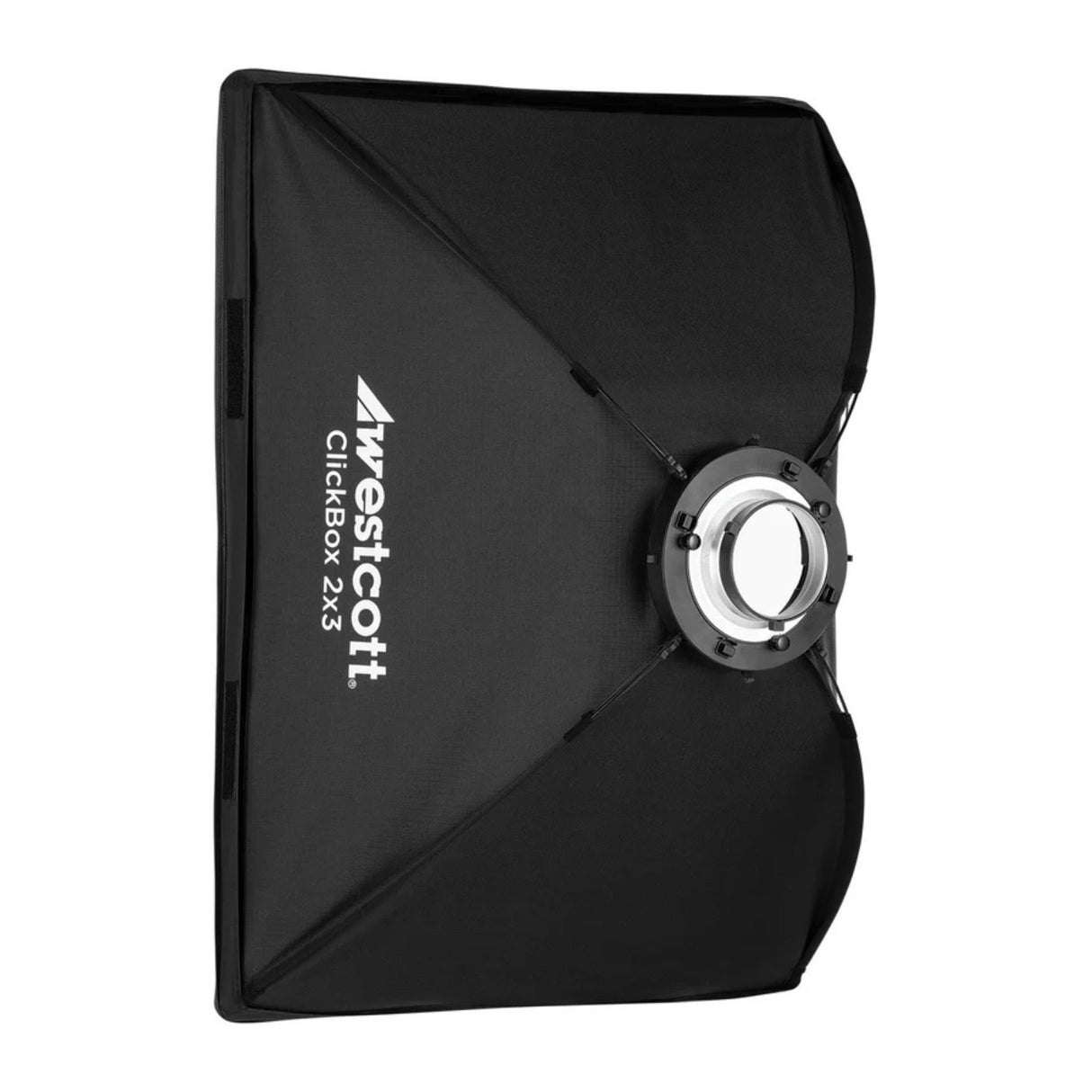 Westcott ClickBox 2x3 Softbox (Bowens) - Removable Diffuser, Silver Interior