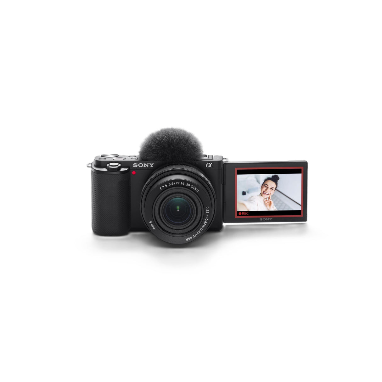 Sony ZV-E10 Mirrorless Camera with E PZ 16-50mm F3.5-5.6 OSS II Lens (Black)