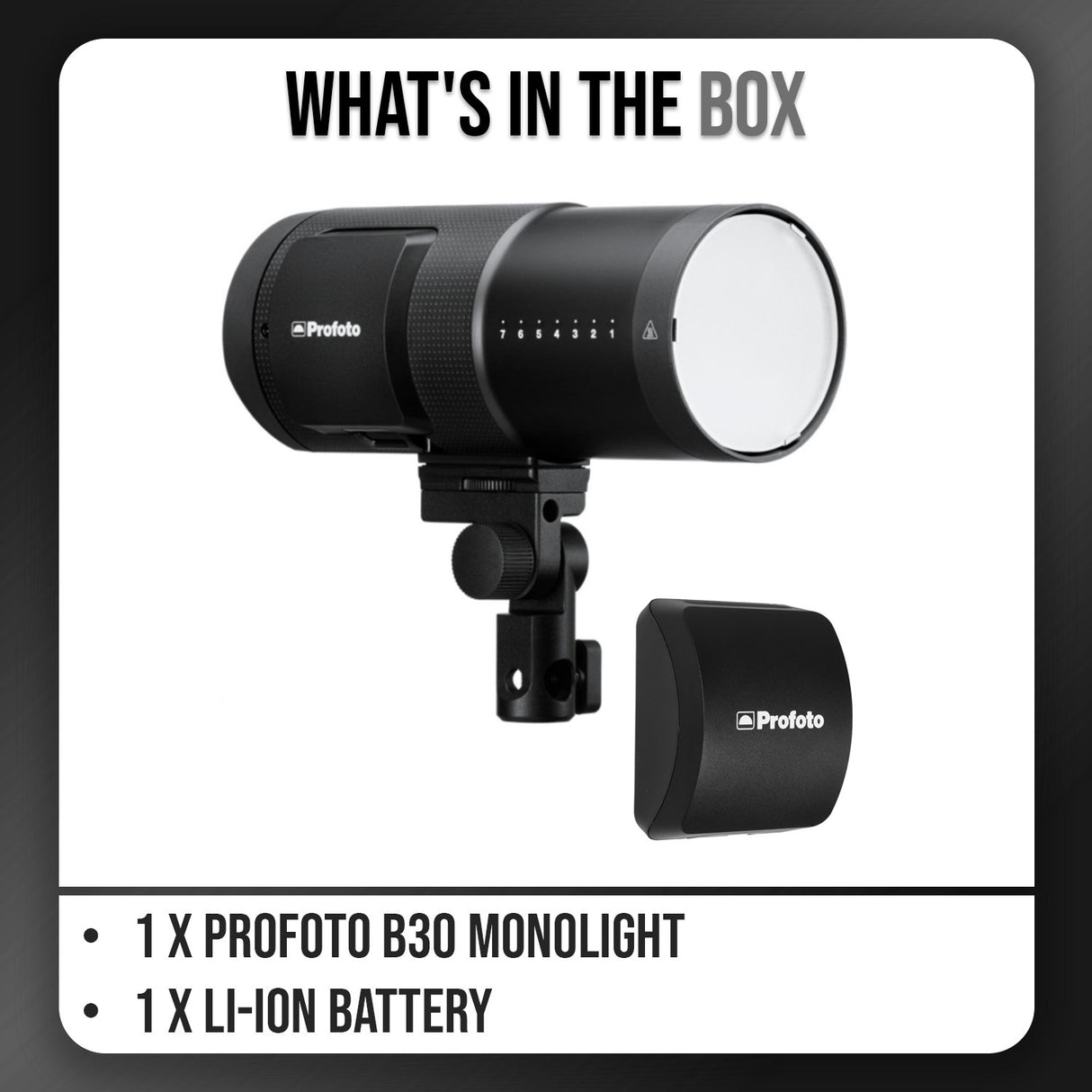 Profoto B30 Monolight Bundle with Battery