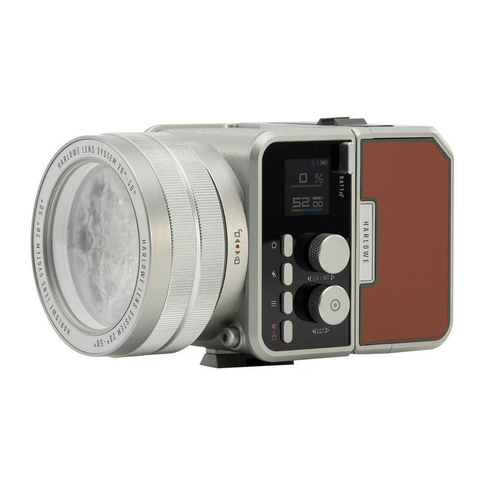 Harlowe Mini Max Bi-Color LED Monolight Standard Kit (Brown Faux Leather)