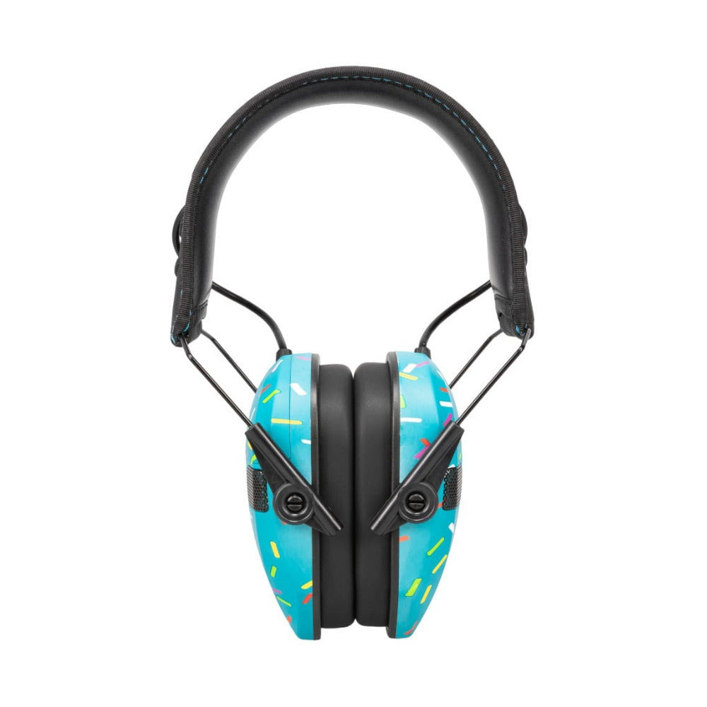 Walkers Razor Slim Electronic Ear Muffs (Blue Sprinkles)