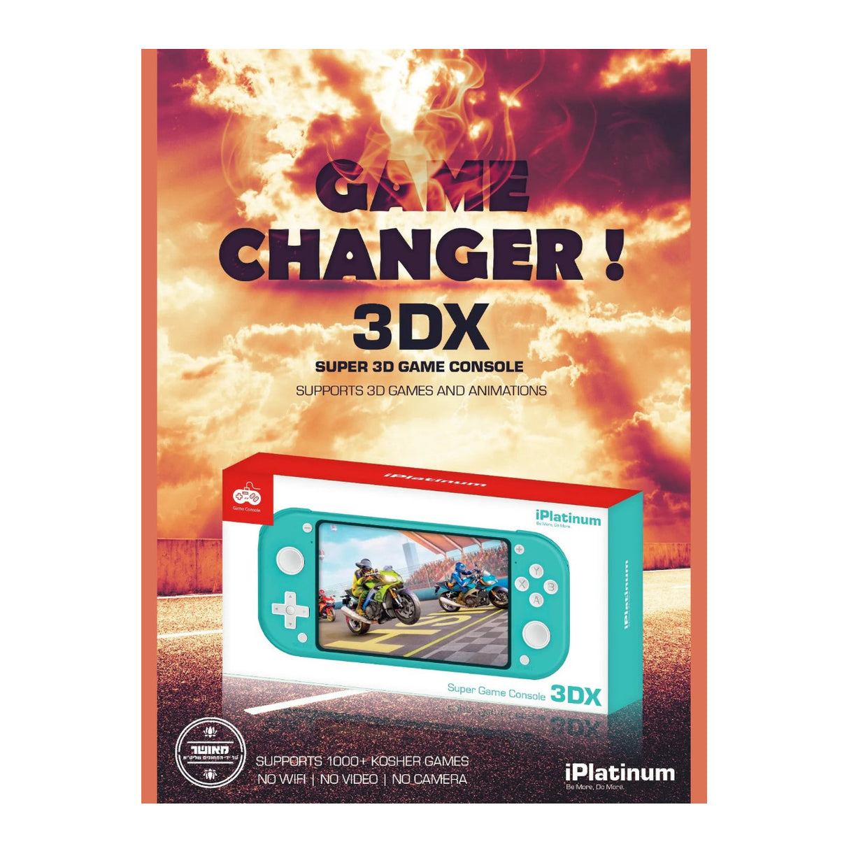 Samvix iPlantinum 3DX Kosher Gameboy