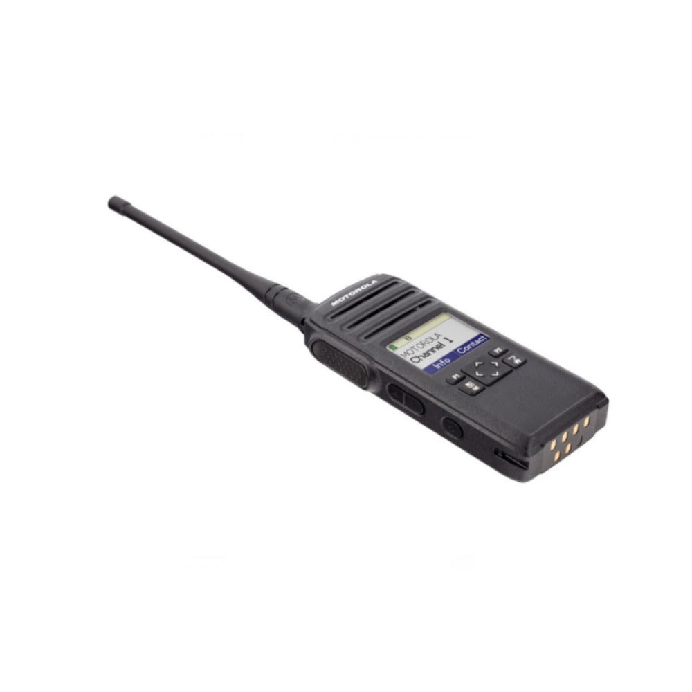 Motorola DTR700 Digital Two-Way Radio with 900MHz and 50 Channels Bundle