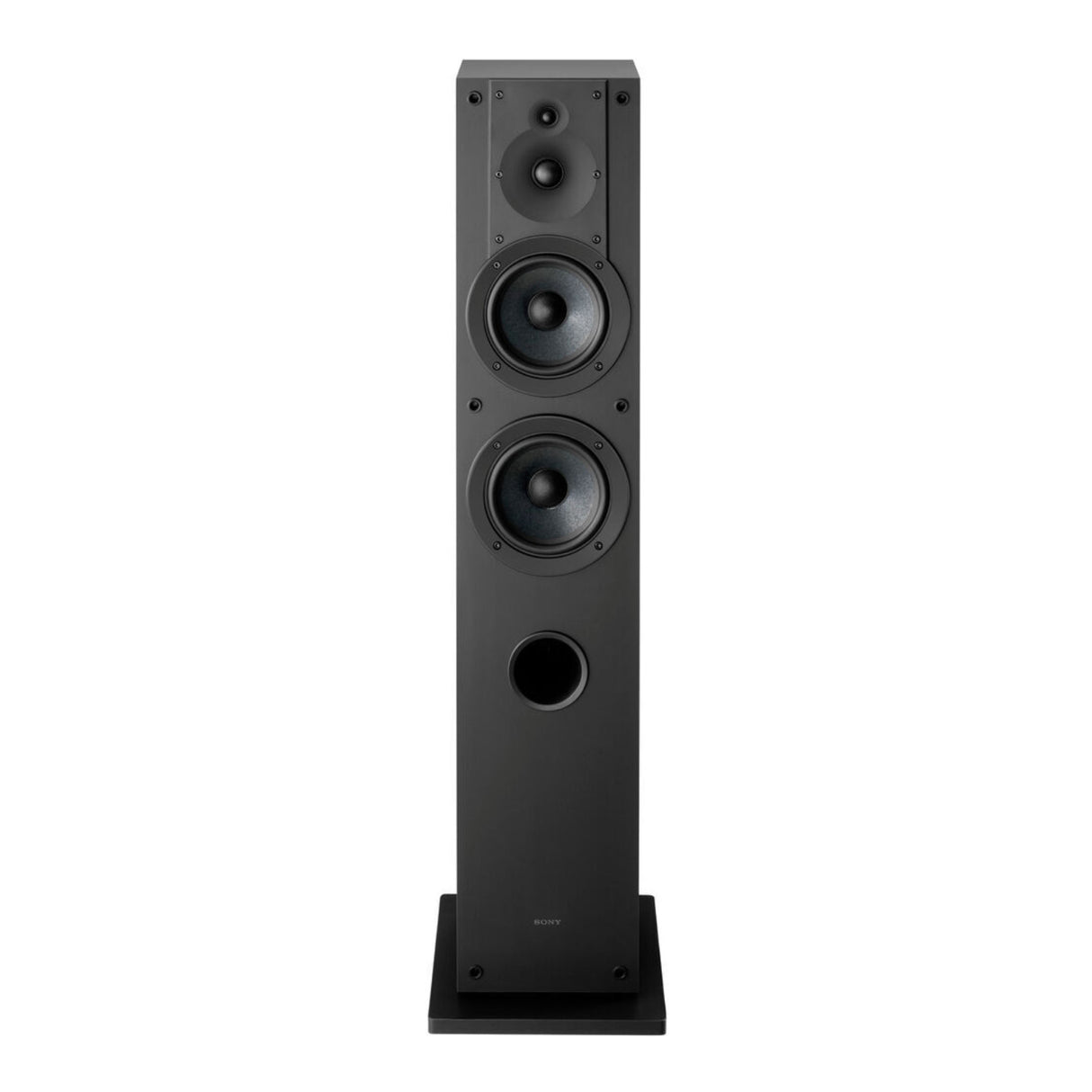 Sony SS-CS3M2 3-Way Floorstanding Single Speaker System (Black) Bundle