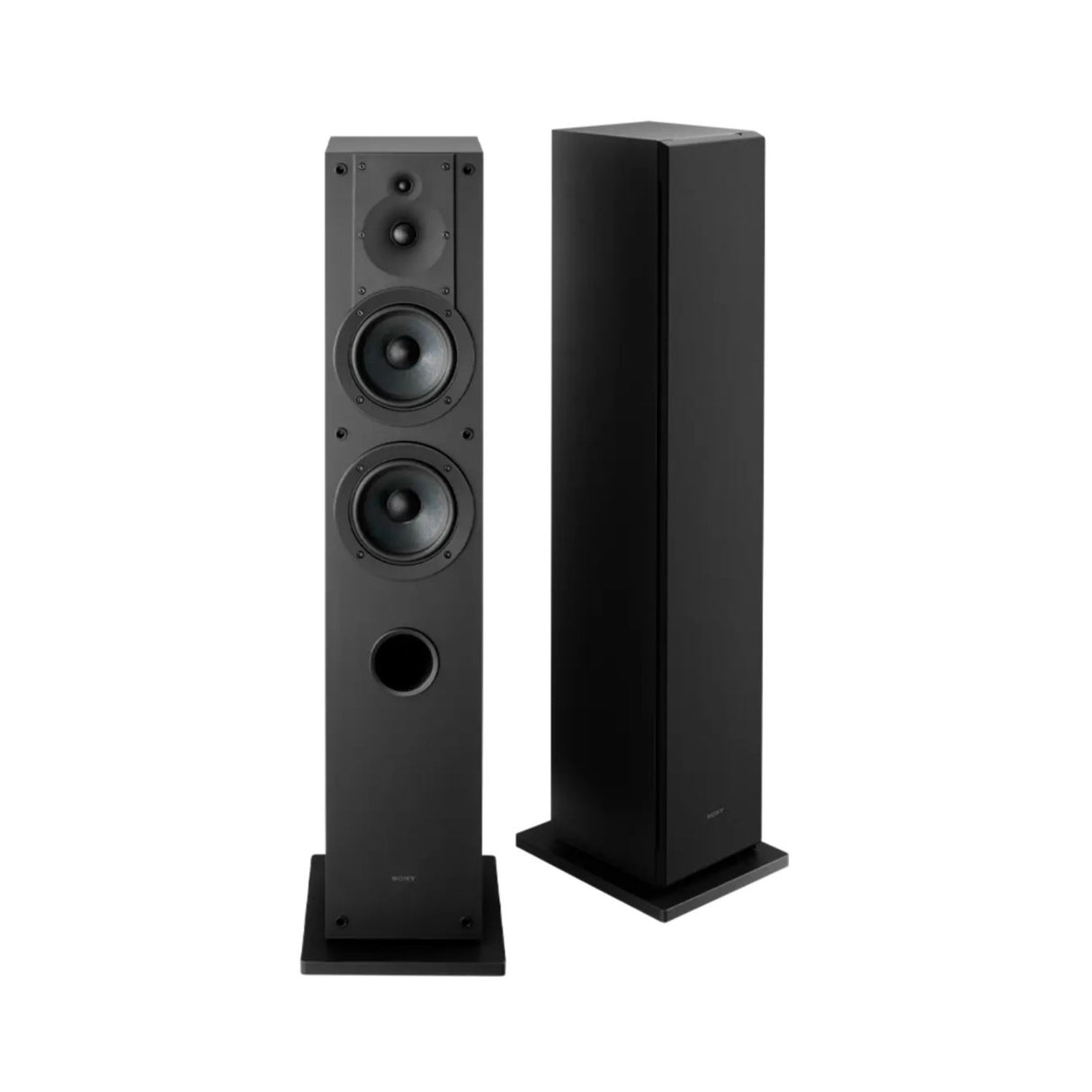 Sony SS-CS3M2 3-Way Floorstanding Single Speaker System (Black) Bundle