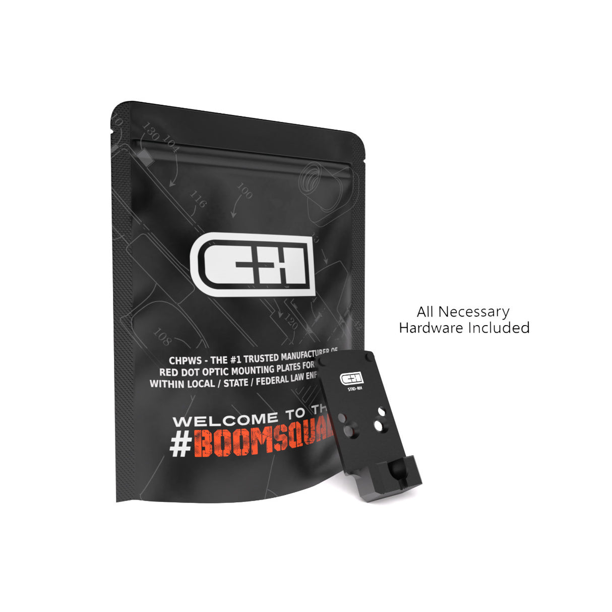 C+H PLT Staccato Duo Optics Adapter Plate for RMR/HD/SRO & 407C/507C/508C/508T