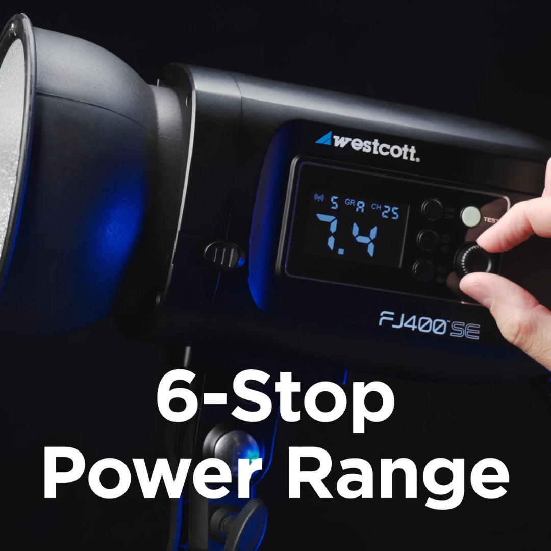 Westcott FJ400-SE Studio Strobe 400Ws (110V) with FJ-X3 Flash Trigger Bundle