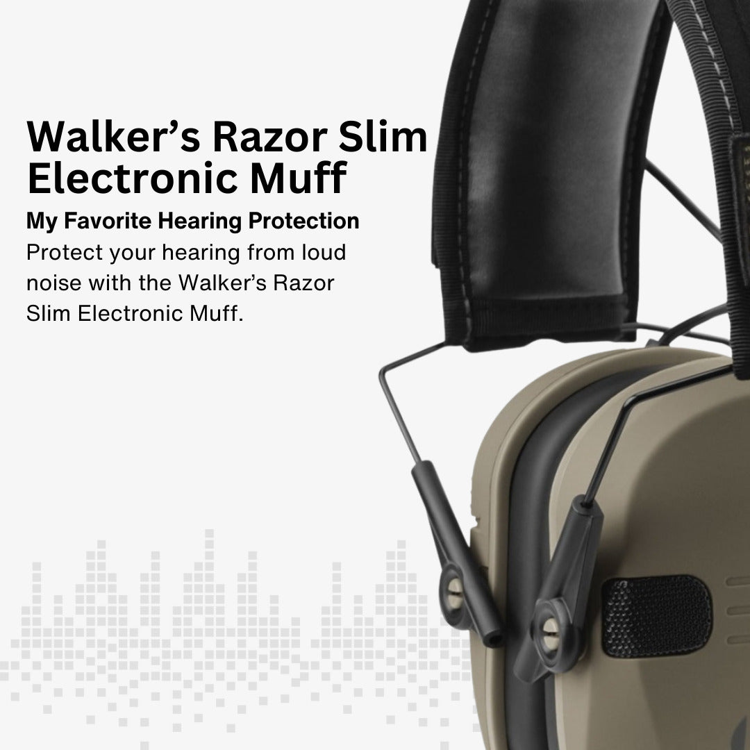 Walkers Razor Digital Ear Muffs (FDE Patriot Version) Bundle