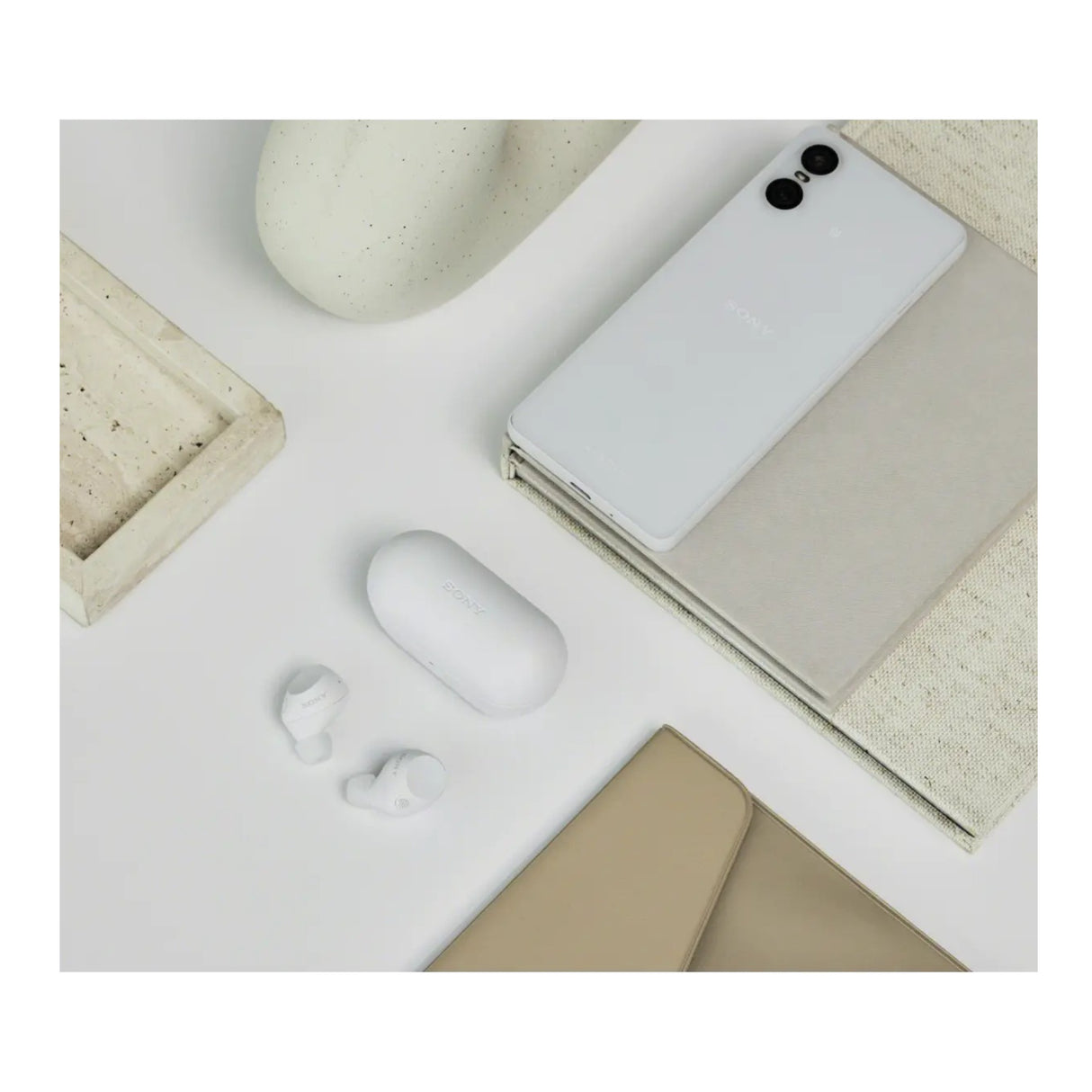 Sony WF-C710N Truly Wireless Noise-Canceling Earbuds - Up to 30H Battery (White)