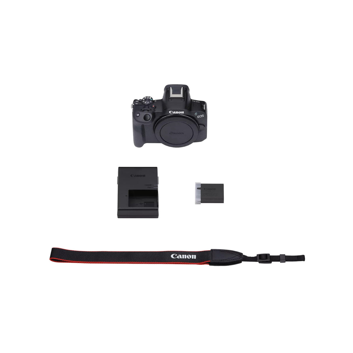 Canon EOS R50 Body with Cropping Guide Firmware and 24.2MP APS-C Sensor (Black)