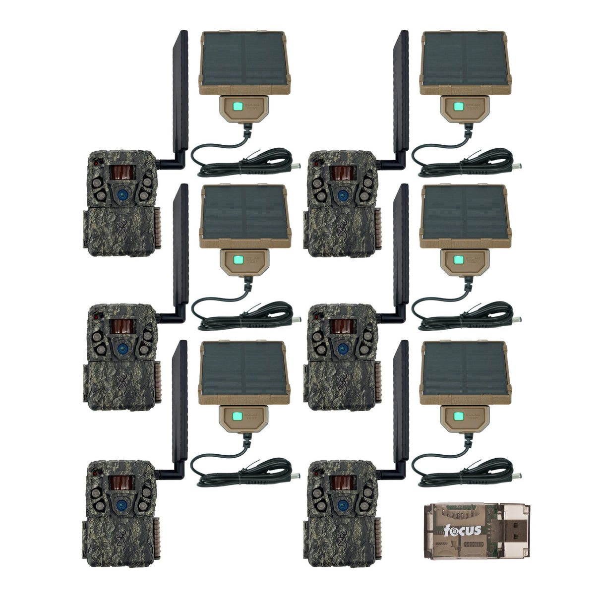 Browning Trail Camera Defender Wireless Vision Pro HD AI Trail Camera (6-Pack)