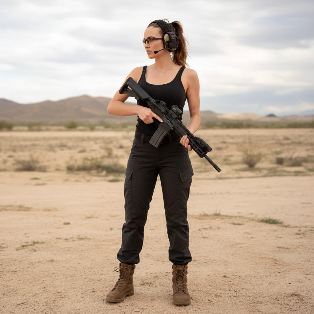 Walker's Razor Digital Ear Muffs (OD GRN Patriot) with Walkie Talkie Bundle