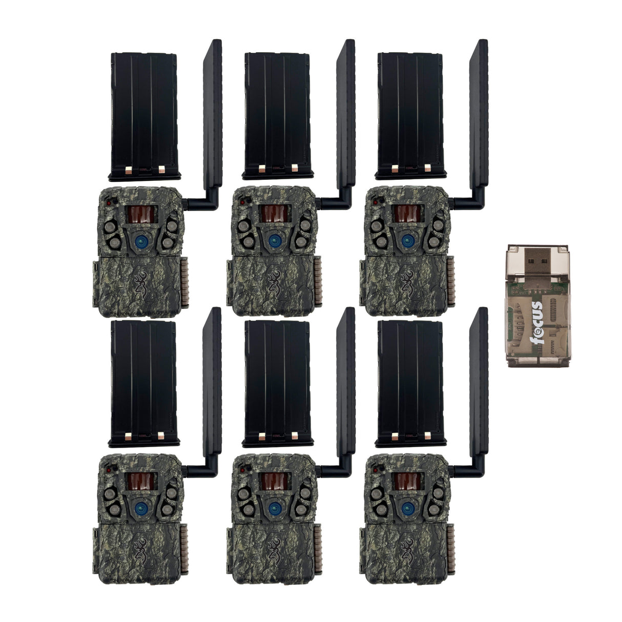 Browning Trail Camera - Defender Wireless Vision Pro HD AI 46MP Bundle (6 Pack)