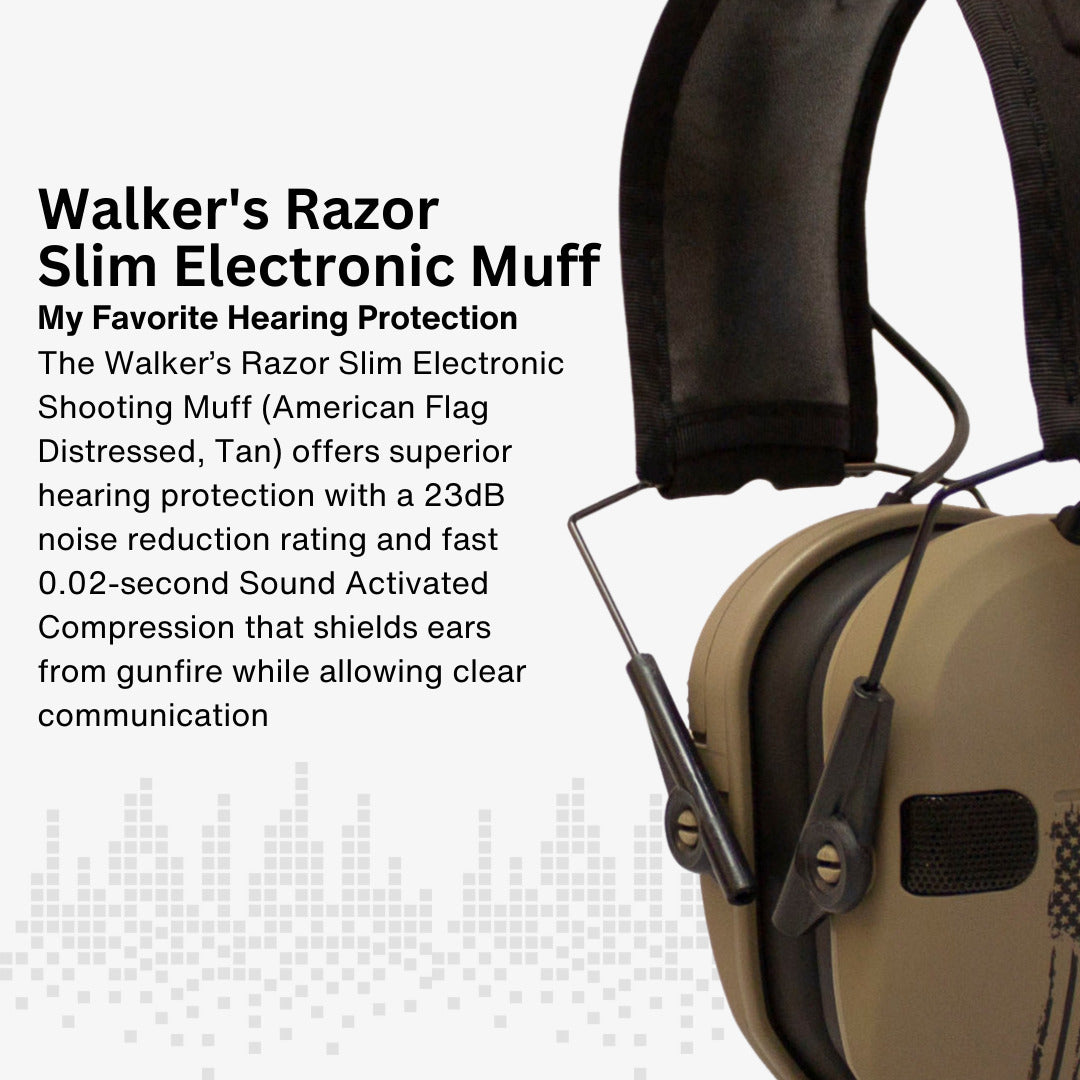Walkers Razor Walkie Talkie Bundle with Ear Muffs and Accessories