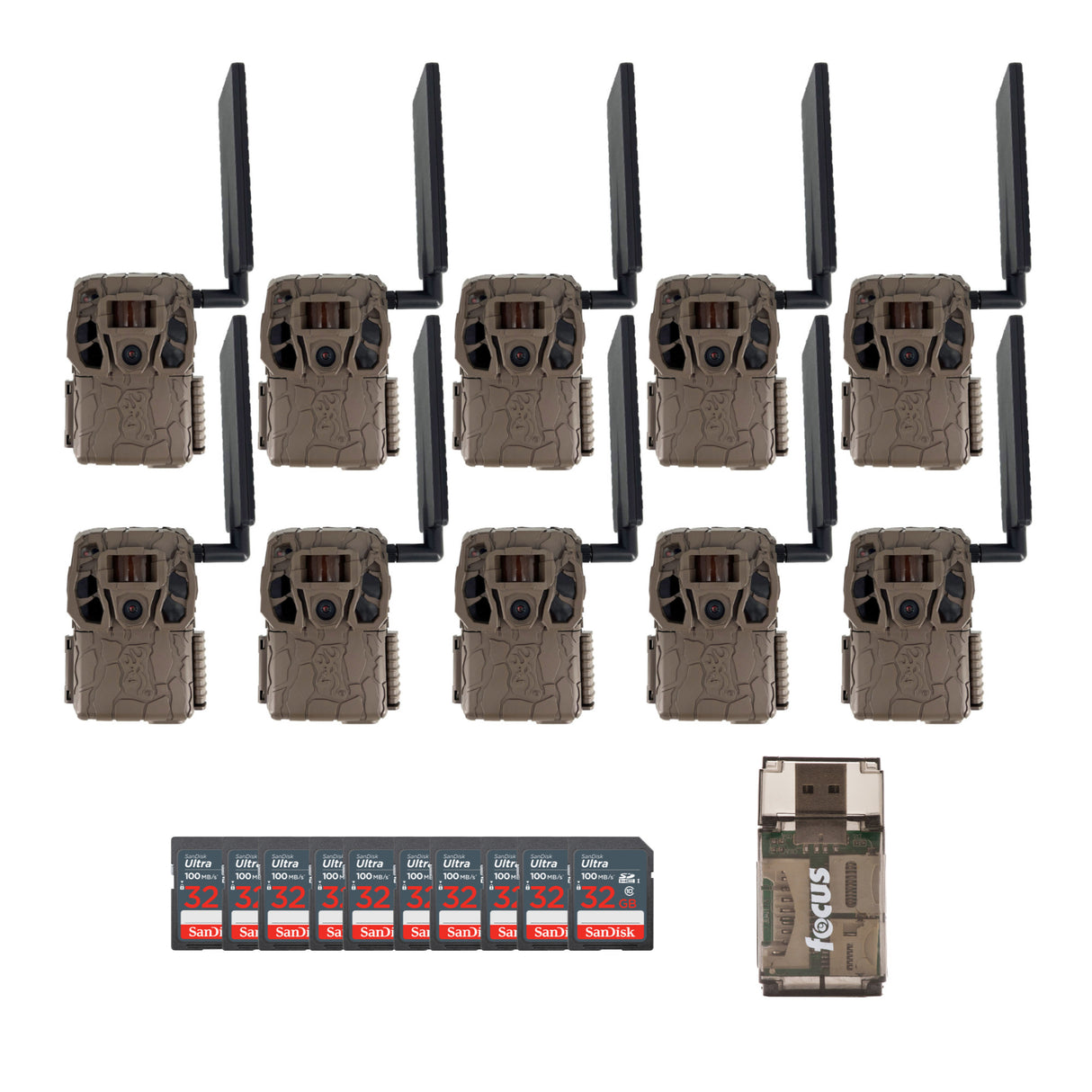 Browning Trail Camera Defender Wireless Vision Pro HD Livestream (10-Pack)