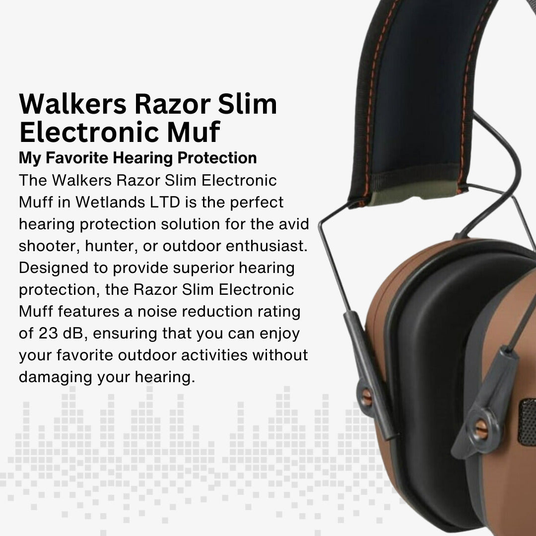 Walkers Razor Digital Ear Muffs (Wetlands) Bundle