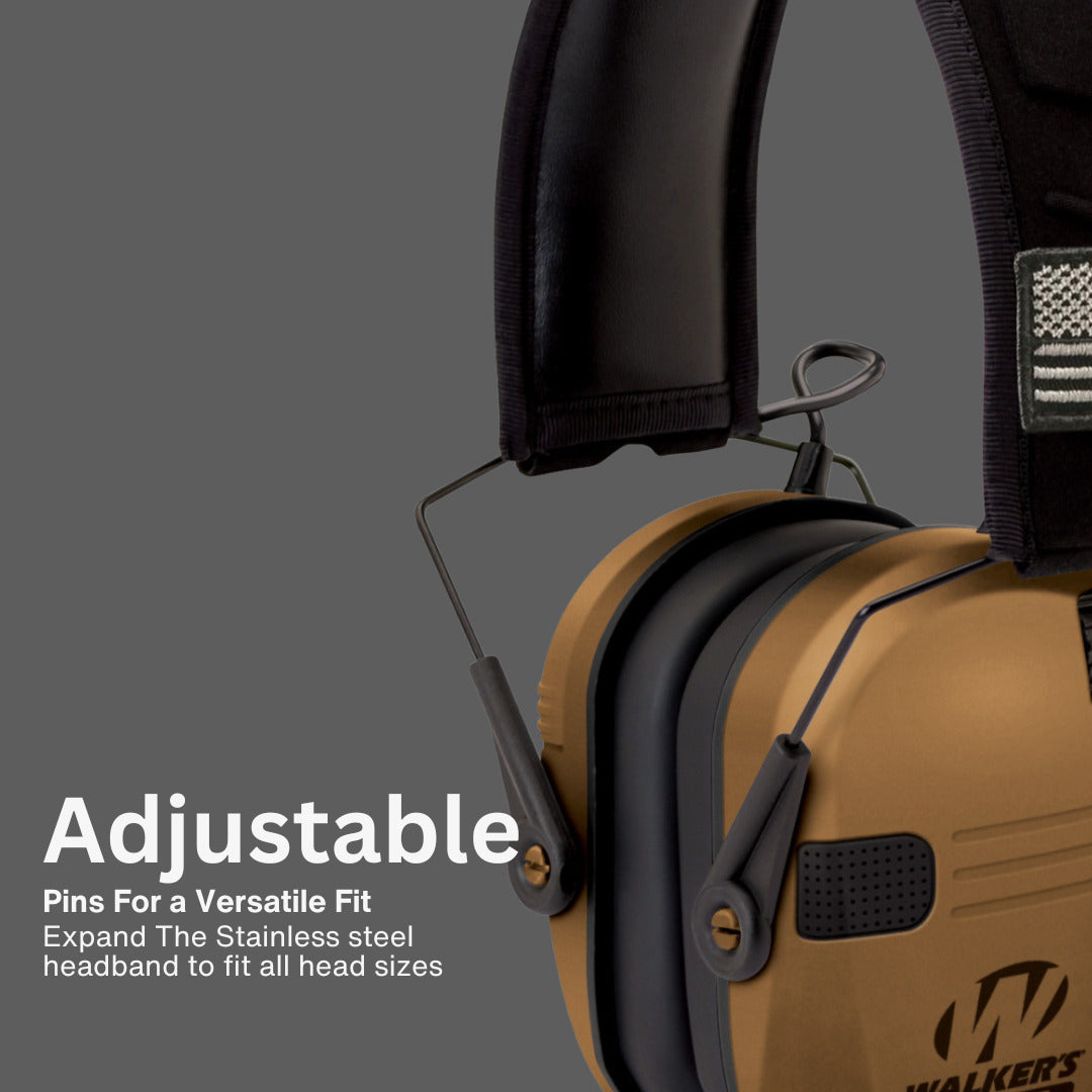 Walkers Razor Walkie Talkie Bundle with Ear Muffs and Accessories
