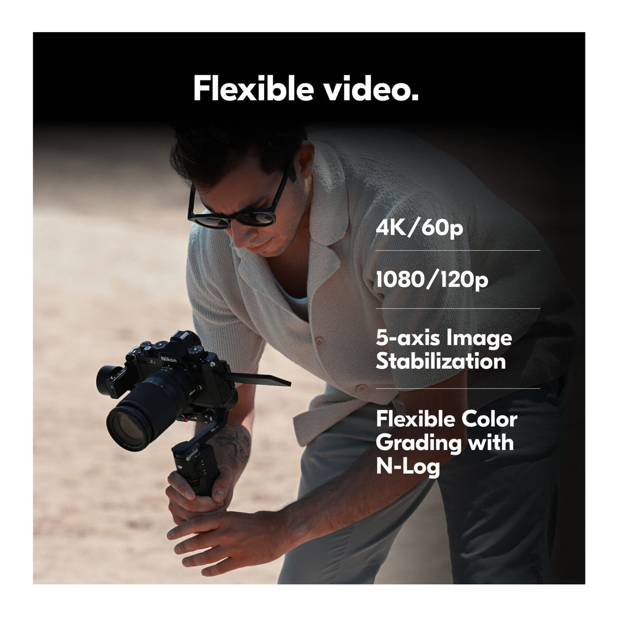 Nikon Zf Mirrorless Camera with 40mm Lens - 24.5MP, 4K UHD Video (Silver)