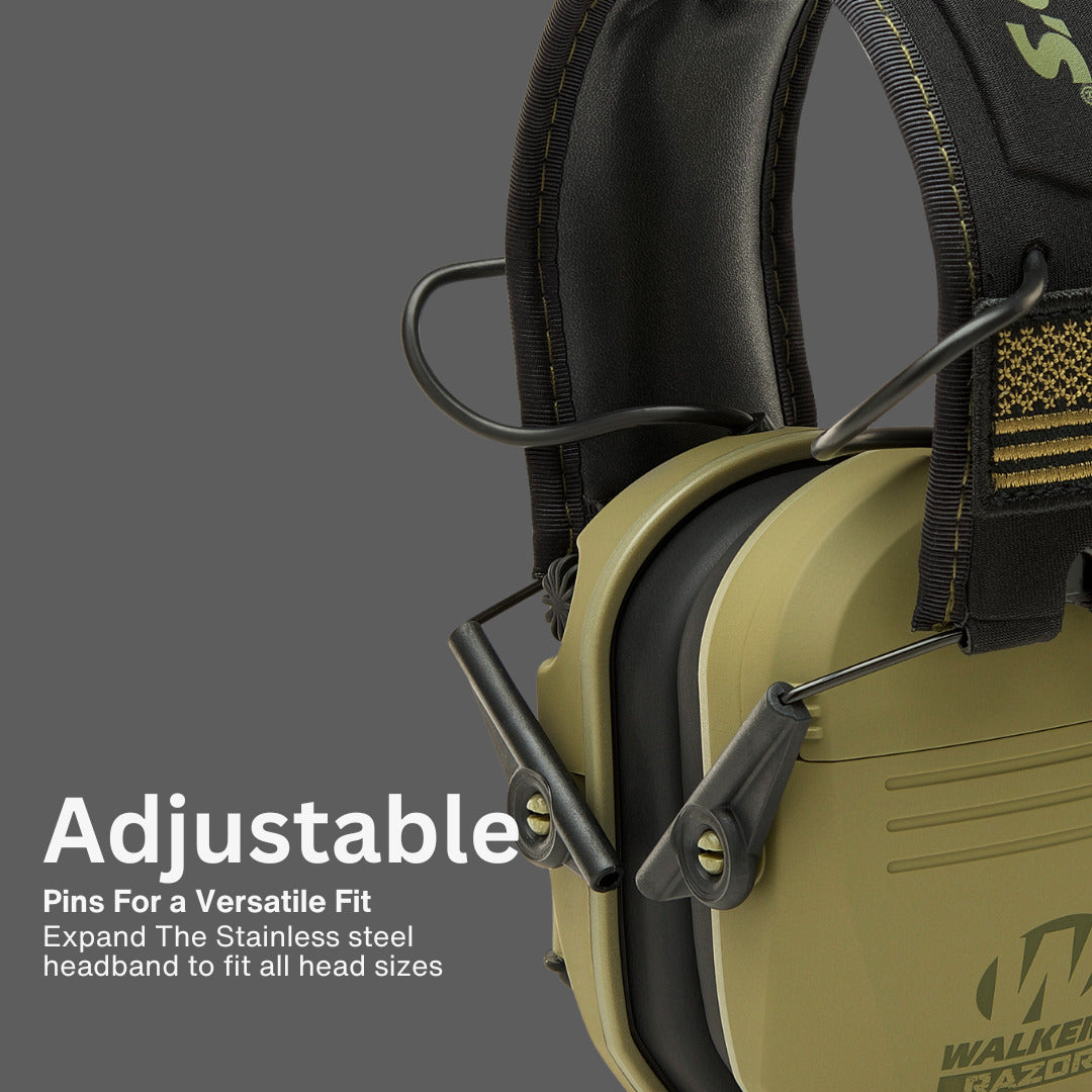 Walkers Razor Walkie Talkie Bundle with Ear Muff and Accessories