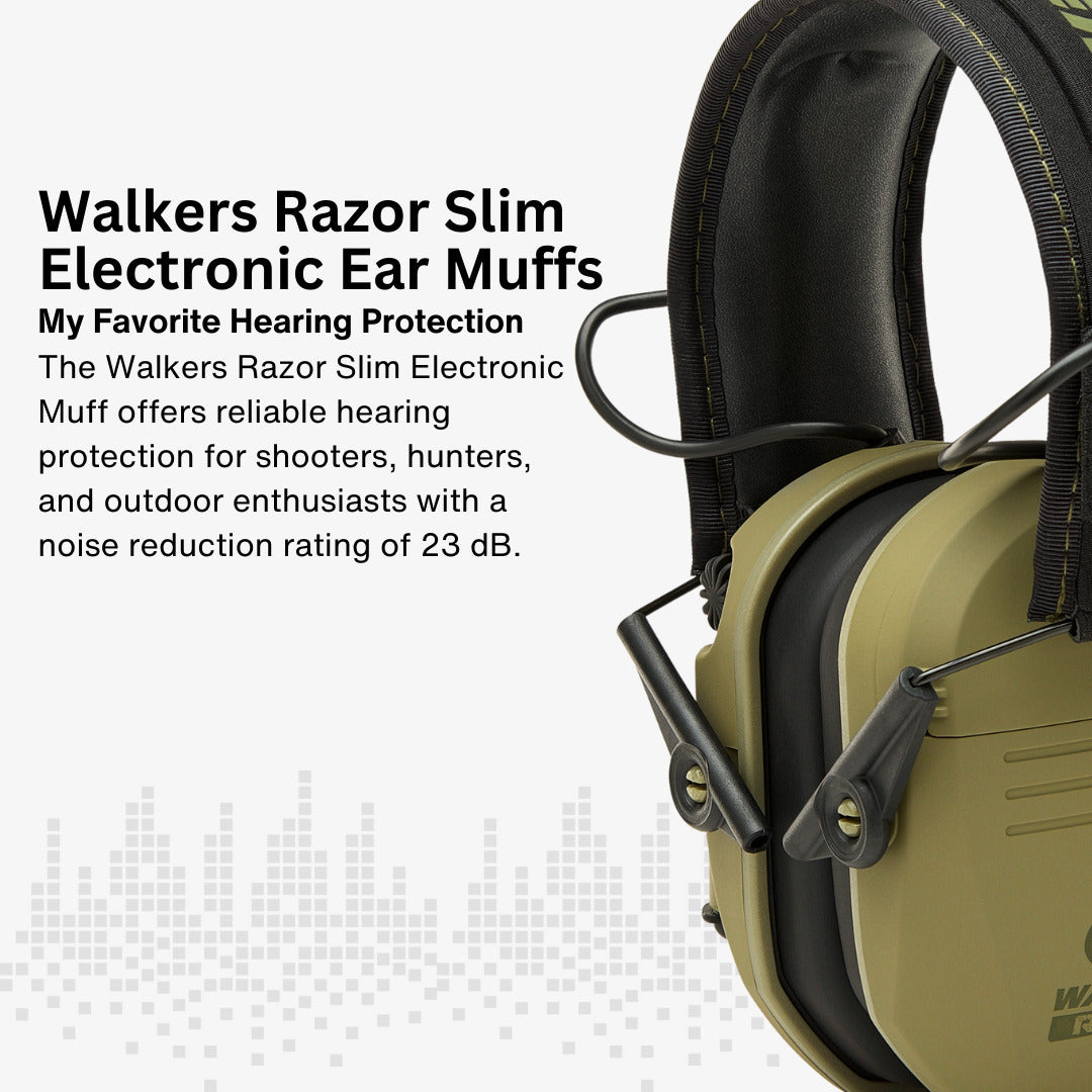 Walkers Razor Walkie Talkie Bundle with Ear Muff and Accessories