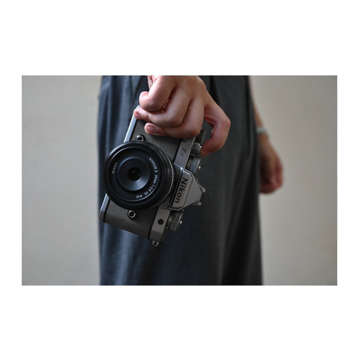 Nikon Zf 24.5MP Full Frame Mirrorless Camera (Silver & Stone Gray)